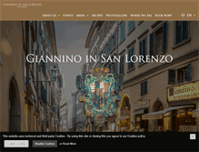 Tablet Screenshot of gianninoinflorence.com